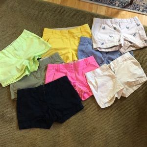 J. Crew chino shorts (ALL SIZE 2)
